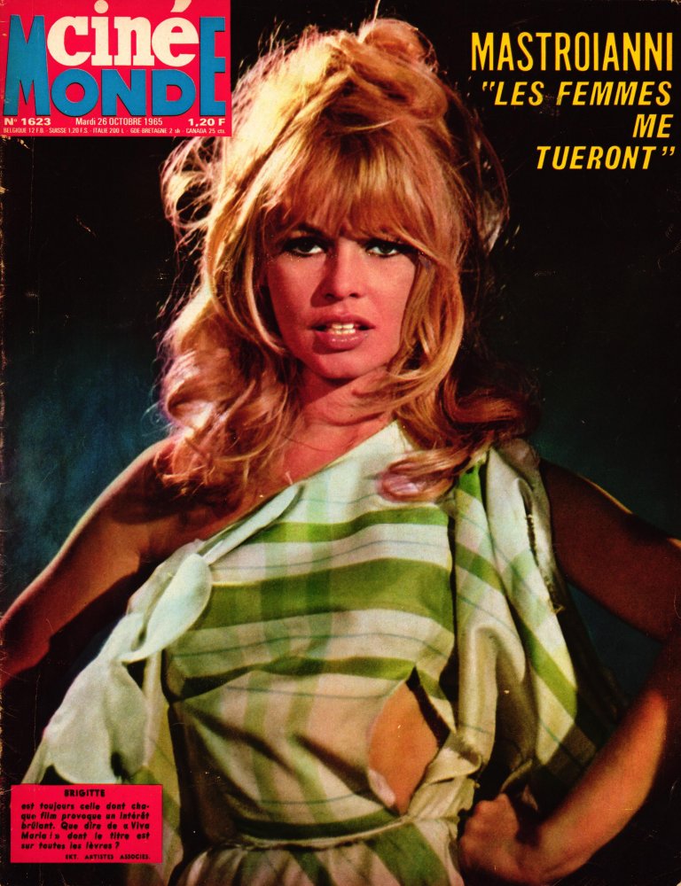 Ciné Monde du 26-10-1965 Brigitte Bardot